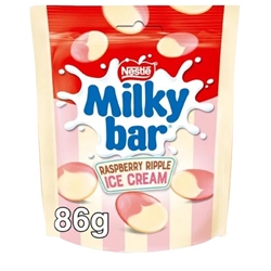 Milkybar Buttons Raspberry Ripple Ice Cream