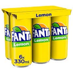 Fanta Lemon Can 6 Pack