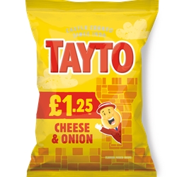 Tayto Cheese & Onion Crisps £1.25