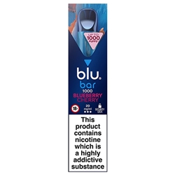 BLU Bar 1000 Blueberry Cherry 20mg