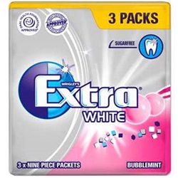 Extra White Bubblemint 3 Pack