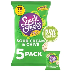 Snack a Jacks Sour Cream & Chive 5 Pack