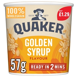 Quaker Oats So Simple Golden Syrup Pot £1.29