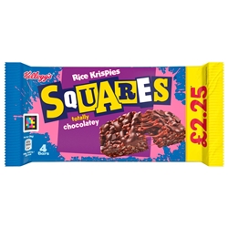 Rice Krispies Squares Chocolate 4 Pack £2.25