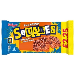 Rice Krispies Squares Caramel 4 Pack £2.25