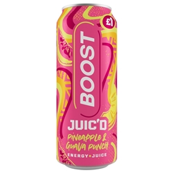 Boost Energy Juic'd Pineapple & Guava £1.00