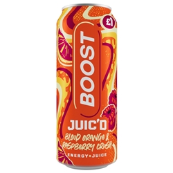 Boost Energy Juic'd Blood Orange & Raspberry £1.00