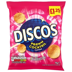 Discos Prawn Cocktail Crisps £1.25