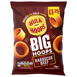 Hula Hoops Big Hoops BBQ Beef £1.25