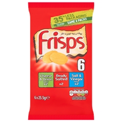 Frisps Crisps Assorted 6 Pack