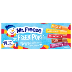 Mr Freeze Ice Pop 20 Pack
