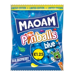 Haribo Pinballs Blue Blue Raspberry £1.25