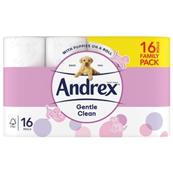 Andrex Gentle Clean - 16 Roll