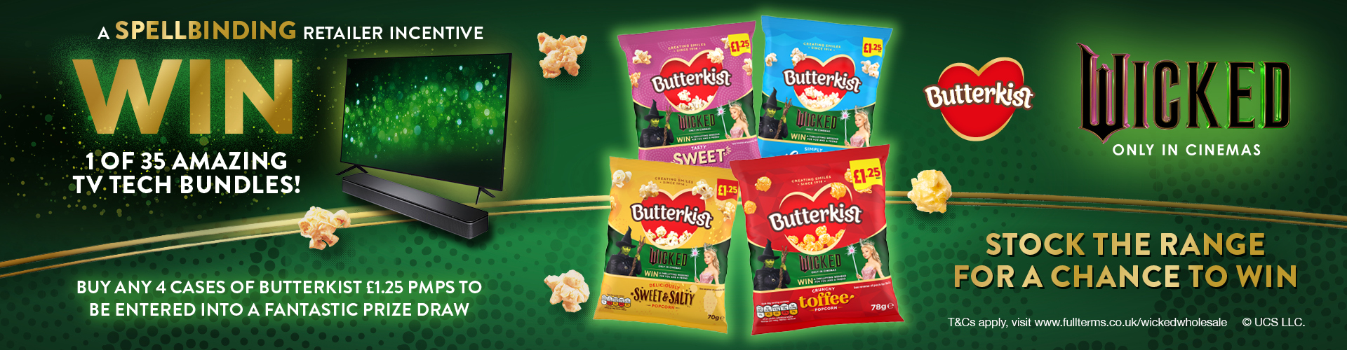 Butterkist Popcorn Wicked On Pack Promotion